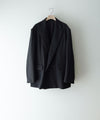 【ssstein】DOUBLE BREASTED BLAZER - BLACK