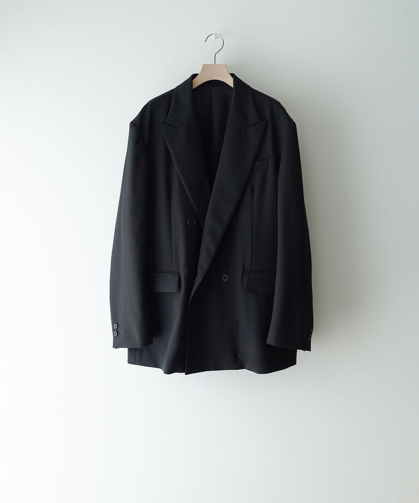ssstein / シュタイン】DOUBLE BREASTED BLAZER - BLACK | 公式通販