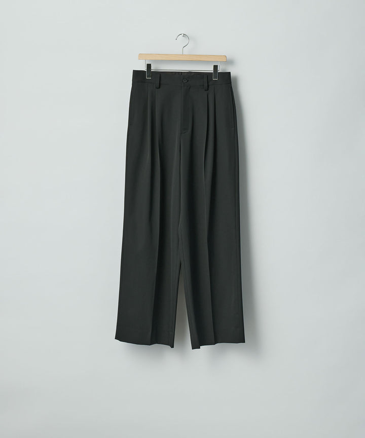 ssstein(シュタイン)のLONG WIDE TROUSERS (2/90 WOOL GABARDINE) - BLACKの公式通販サイトsession福岡セレクトショップ