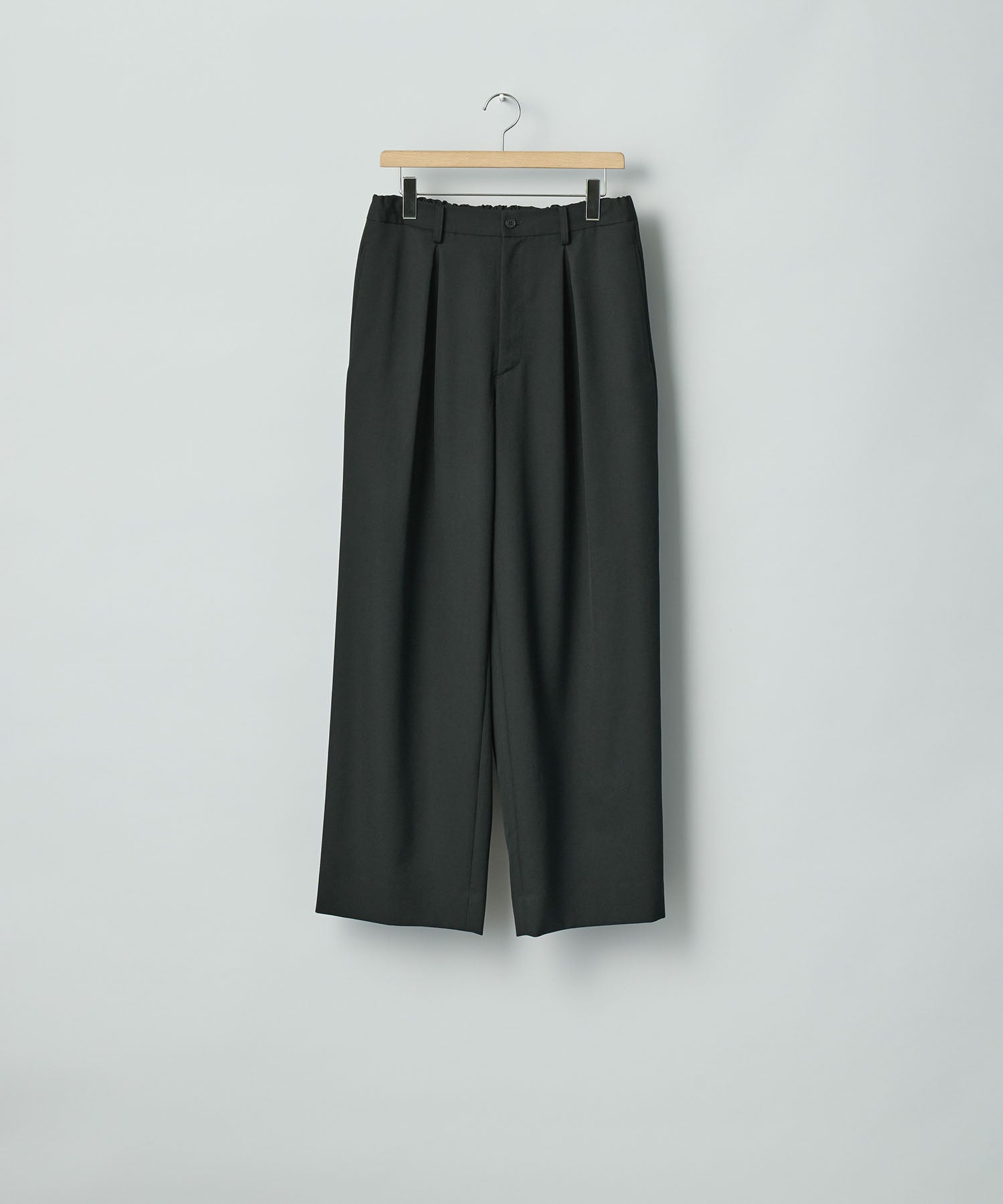 ssstein / シュタイン】EASY WIDE TROUSERS (2/60 WOOL GABARDINE