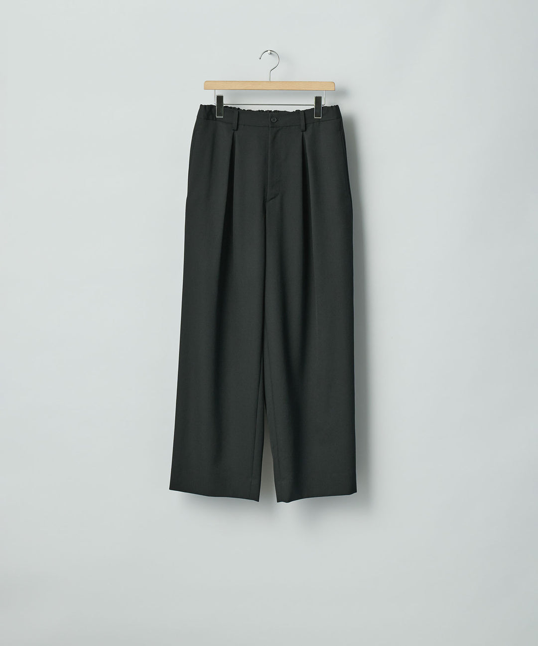 ssstein(シュタイン)のEASY WIDE TROUSERS (2/60 WOOL GABARDINE) - BLACKの公式通販サイトsession福岡セレクトショップ
