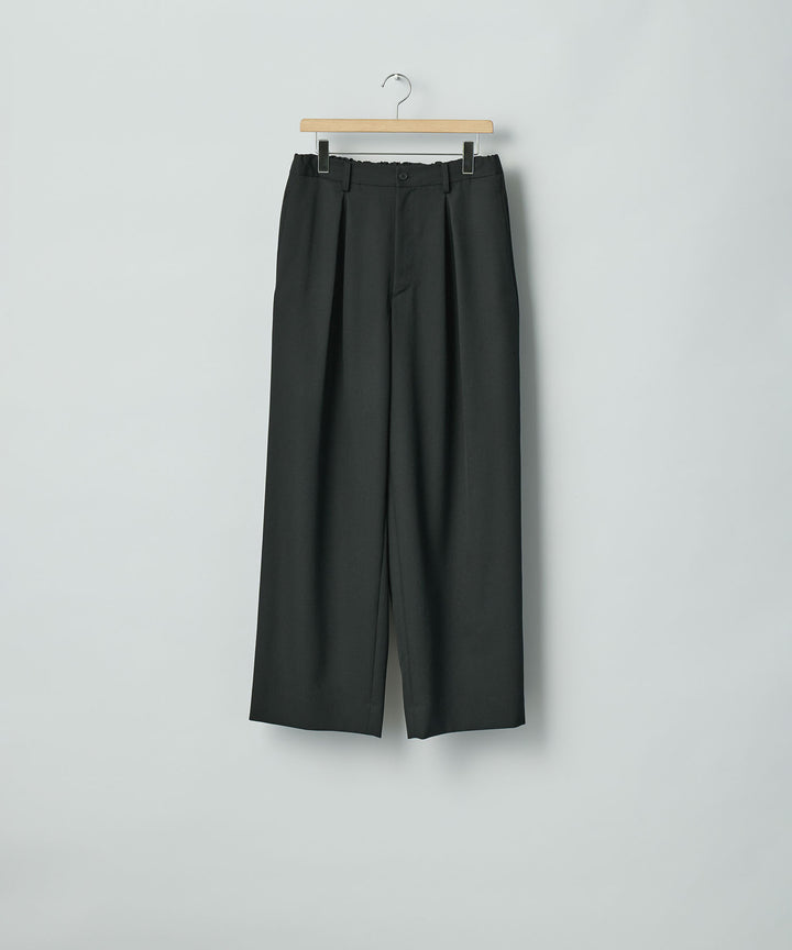 ssstein(シュタイン)のEASY WIDE TROUSERS (2/60 WOOL GABARDINE) - BLACKの公式通販サイトsession福岡セレクトショップ