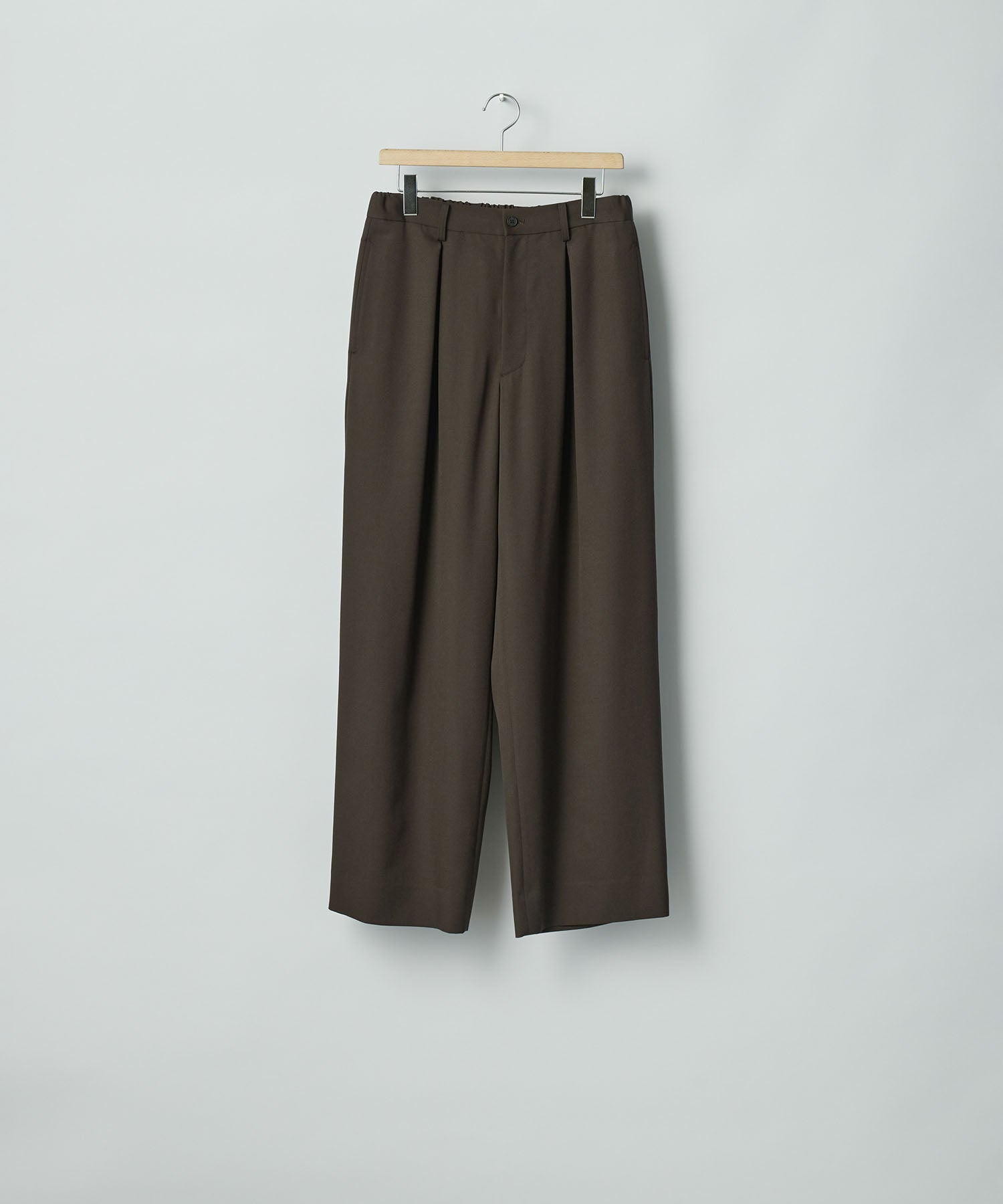ssstein / シュタイン】EASY WIDE TROUSERS (2/60 WOOL GABARDINE