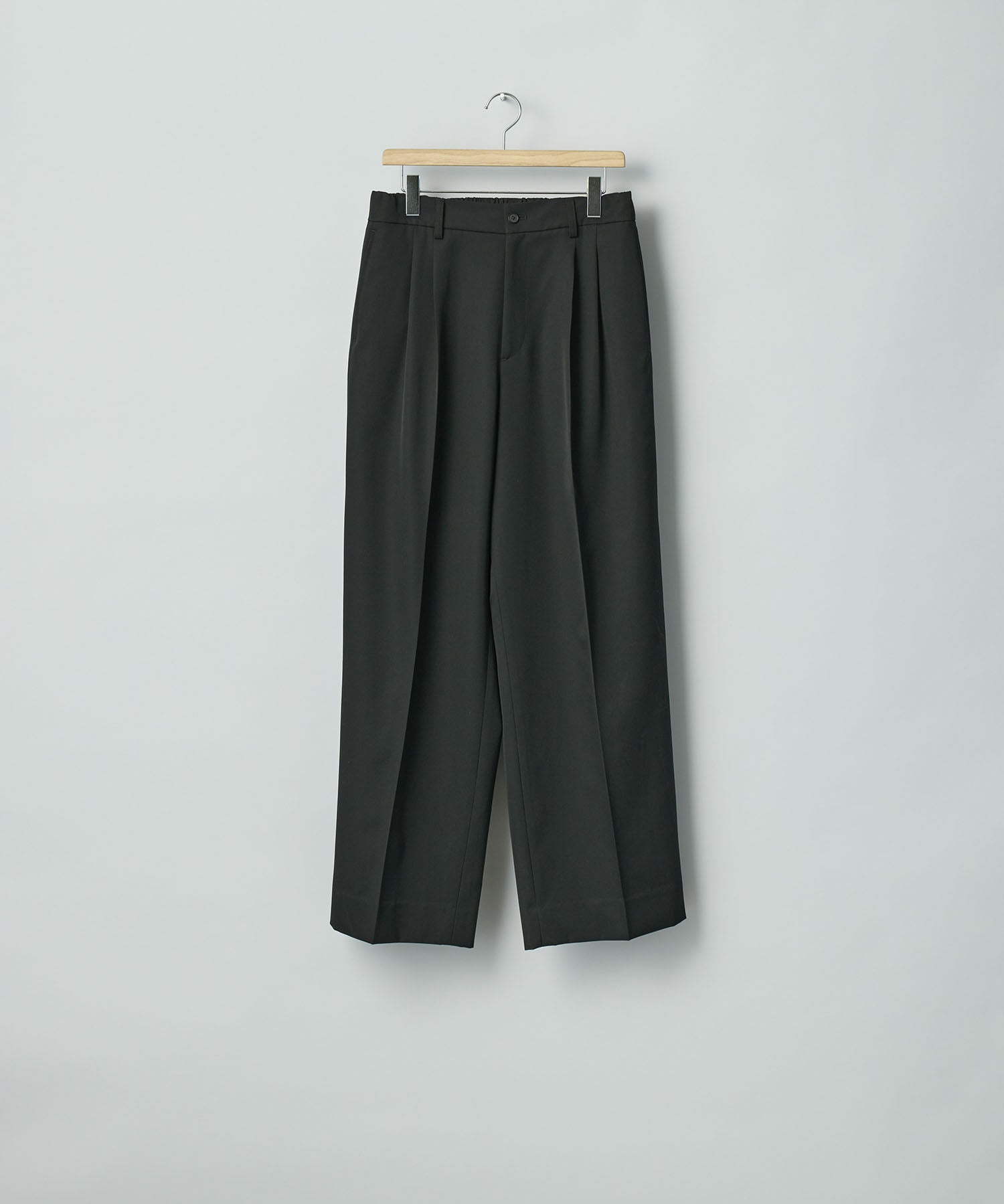 ssstein / シュタイン】EASY LONG WIDE TROUSERS (2/90 WOOL GABARDINE ssstein / シュタイン】EASY LONG WIDE TROUSERS (2/90 WOOL GABARDINE