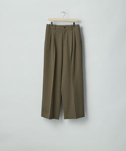 ssstein / シュタイン】EASY LONG WIDE TROUSERS (2/90 WOOL GABARDINE ssstein / シュタイン】EASY LONG WIDE TROUSERS (2/90 WOOL GABARDINE
