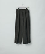 画像をギャラリービューアに読み込む, ssstein(シュタイン)のVIS/LI/RA TWILL EASY LONG WIDE TROUSERS - BLACKの公式通販サイトsession福岡セレクトショップ
