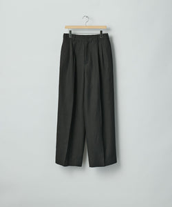 ssstein / シュタイン】VIS/LI/RA TWILL EASY LONG WIDE TROUSERS