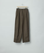 画像をギャラリービューアに読み込む, ssstein(シュタイン)のVIS/LI/RA TWILL EASY LONG WIDE TROUSERS - KHAKI BROWNの公式通販サイトsession福岡セレクトショップ
