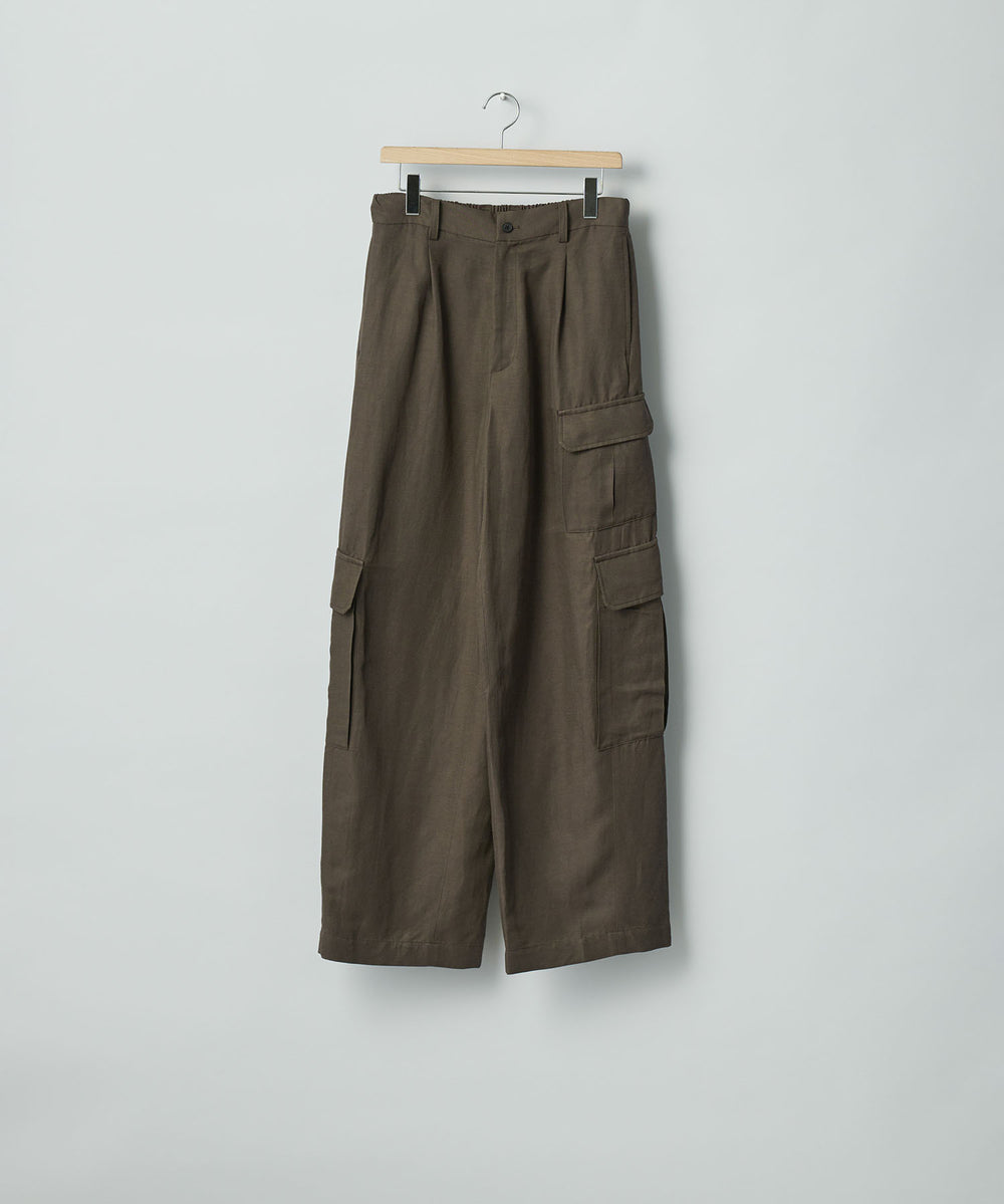 ssstein(シュタイン)のVIS/LI/RA TWILL CARGO TROUSERS - KHAKI BROWNの公式通販サイトsession福岡セレクトショップ