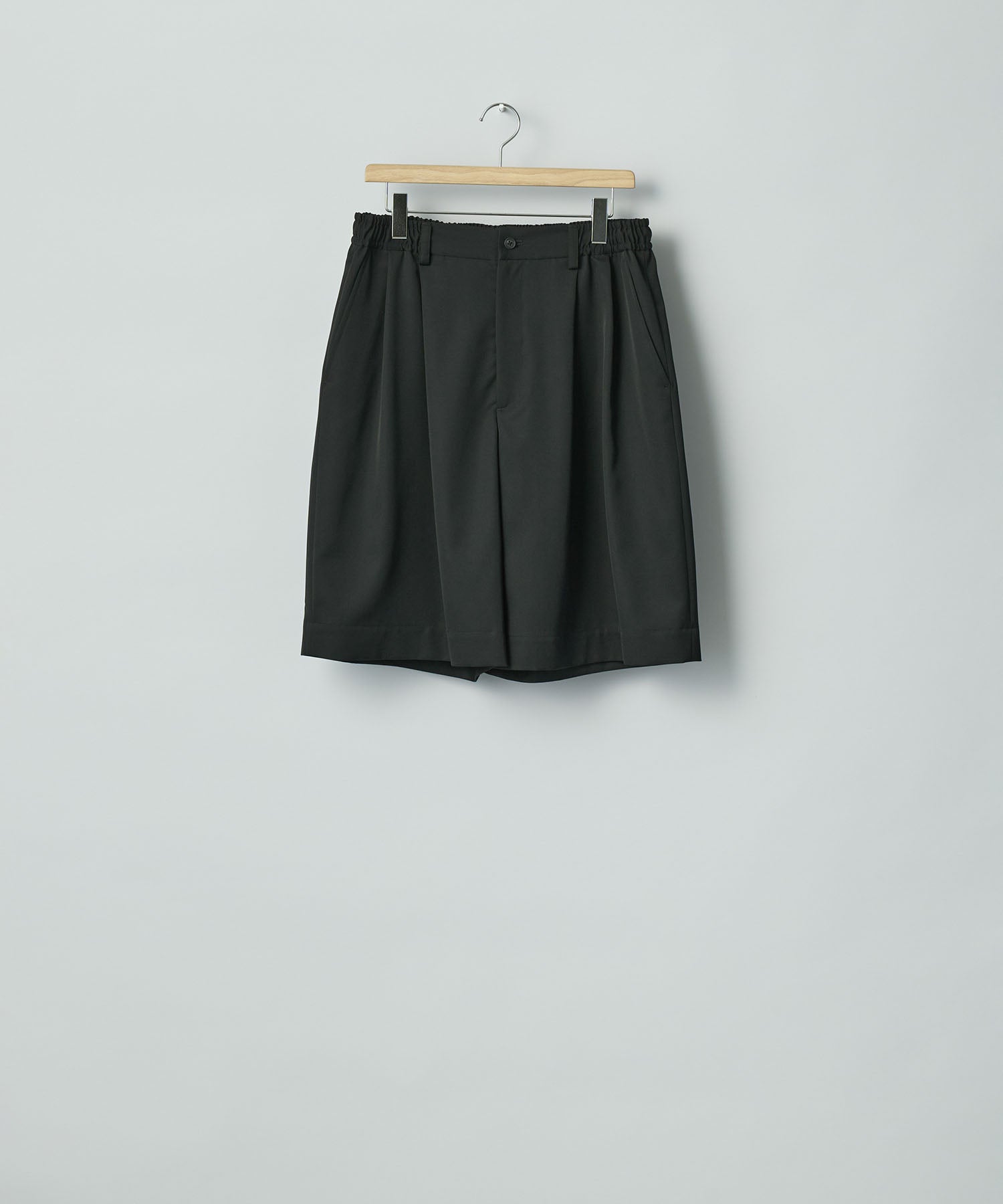 ssstein / シュタイン】WIDE EASY SHORT TROUSERS - BLACK | 公式通販