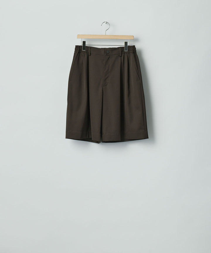 ssstein(シュタイン)のWIDE EASY SHORT TROUSERS - DARK BROWNの公式通販サイトsession福岡セレクトショップ