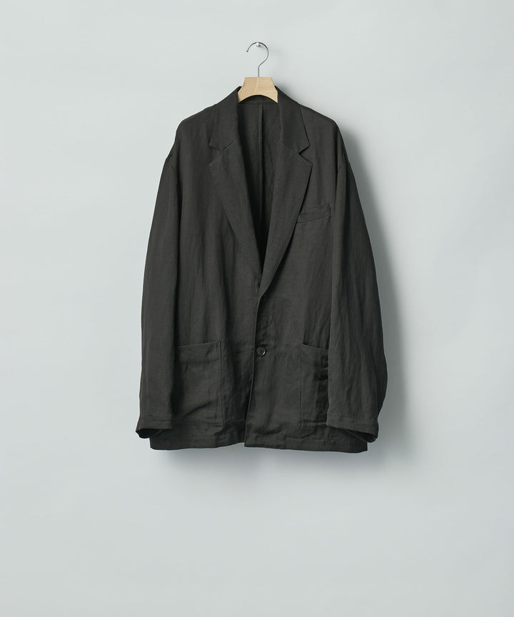 ssstein(シュタイン)のVIS/LI BRIGHT TWILL SINGLE BREASTED JACKET - BLACKの公式通販サイトsession福岡セレクトショップ