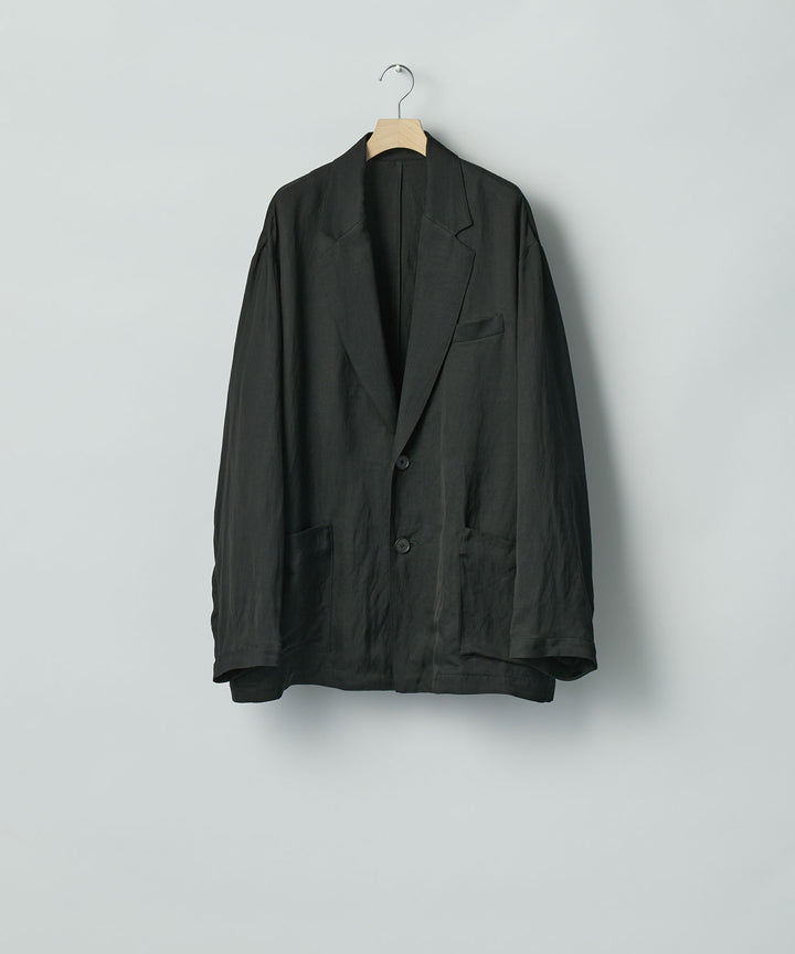 ssstein(シュタイン)のVIS/LI BRIGHT TWILL SINGLE BREASTED JACKET - DARK CHARCOALの公式通販サイトsession福岡セレクトショップ