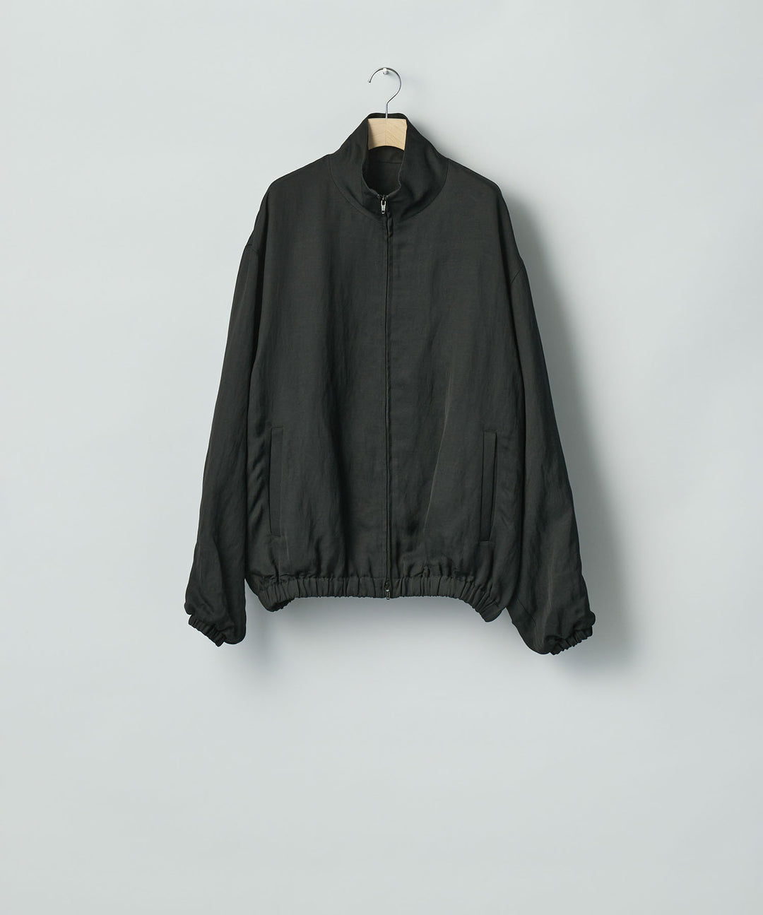 ssstein(シュタイン)のVIS/LI BRIGHT TWILL SHIRRED LIGHT ZIP JACKET - BLACKの公式通販サイトsession福岡セレクトショップ