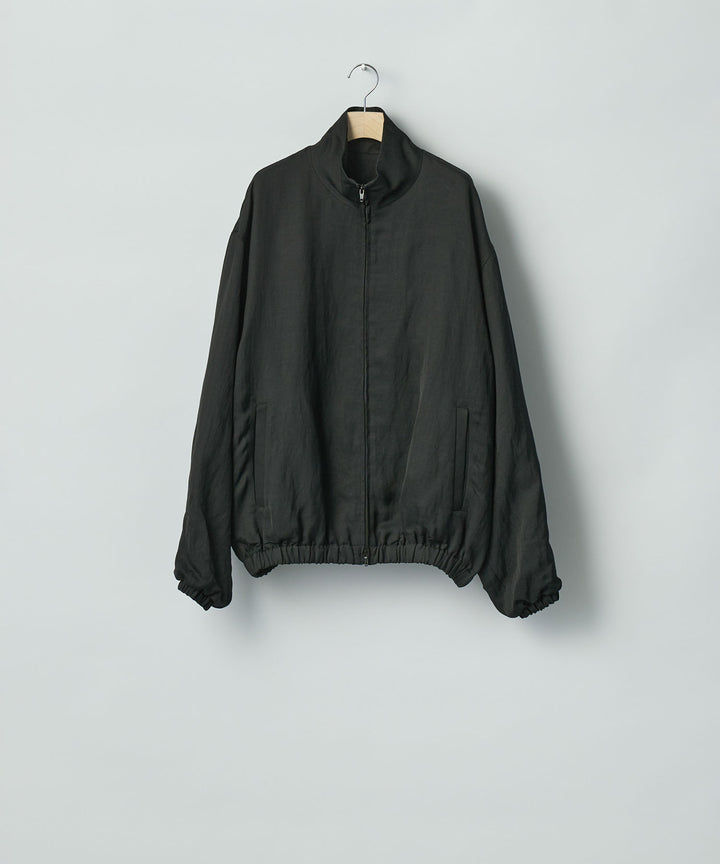 ssstein(シュタイン)のVIS/LI BRIGHT TWILL SHIRRED LIGHT ZIP JACKET - BLACKの公式通販サイトsession福岡セレクトショップ