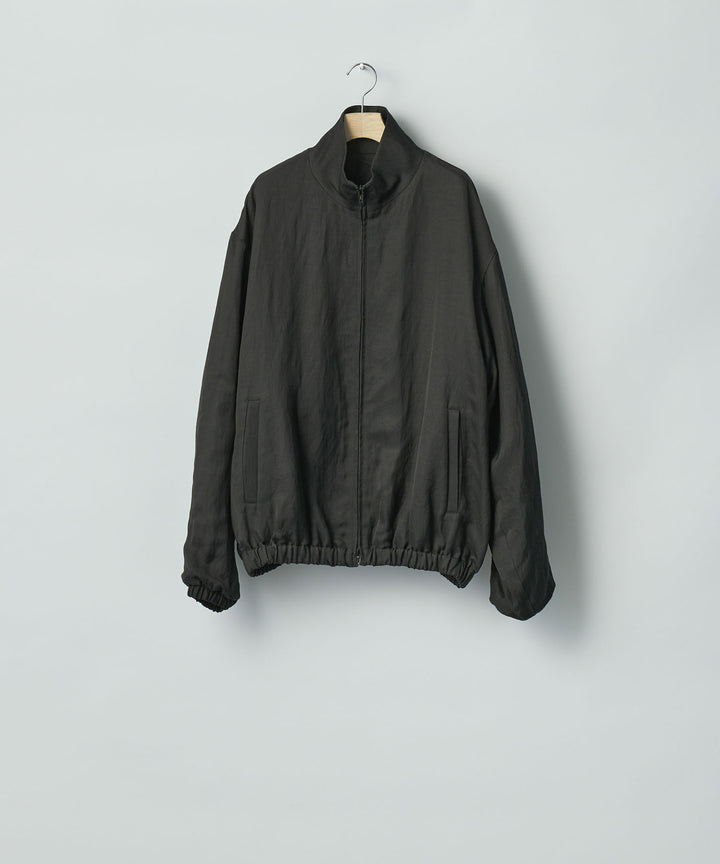 ssstein(シュタイン)のVIS/LI BRIGHT TWILL SHIRRED LIGHT ZIP JACKET - DARK CHARCOALの公式通販サイトsession福岡セレクトショップ