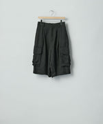 画像をギャラリービューアに読み込む, ssstein(シュタイン)のVIS/LI BRIGHT TWILL CARGO SHORT TROUSERS - BLACKの公式通販サイトsession福岡セレクトショップ
