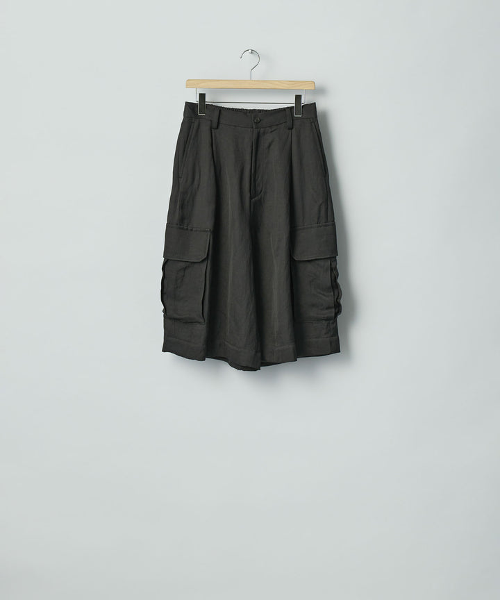 ssstein(シュタイン)のVIS/LI BRIGHT TWILL CARGO SHORT TROUSERS - DARK CHARCOALの公式通販サイトsession福岡セレクトショップ
