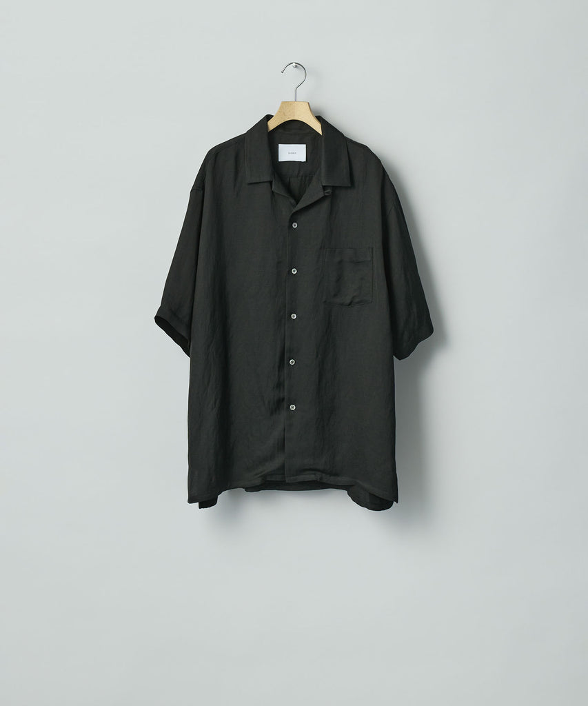 ssstein / シュタイン】VIS/LI BRIGHT TWILL OVERSIZED OPEN COLLAR SS