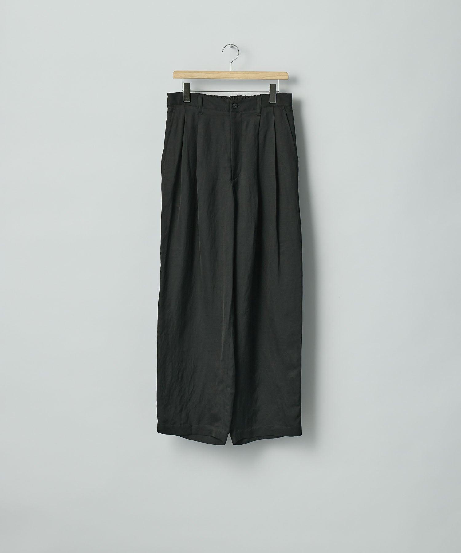 ssstein / シュタイン】VIS/LI BRIGHT TWILL WIDE EASY TROUSERS