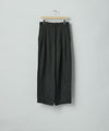 【ssstein】 VIS/LI BRIGHT TWILL WIDE EASY TROUSERS - BLACK
