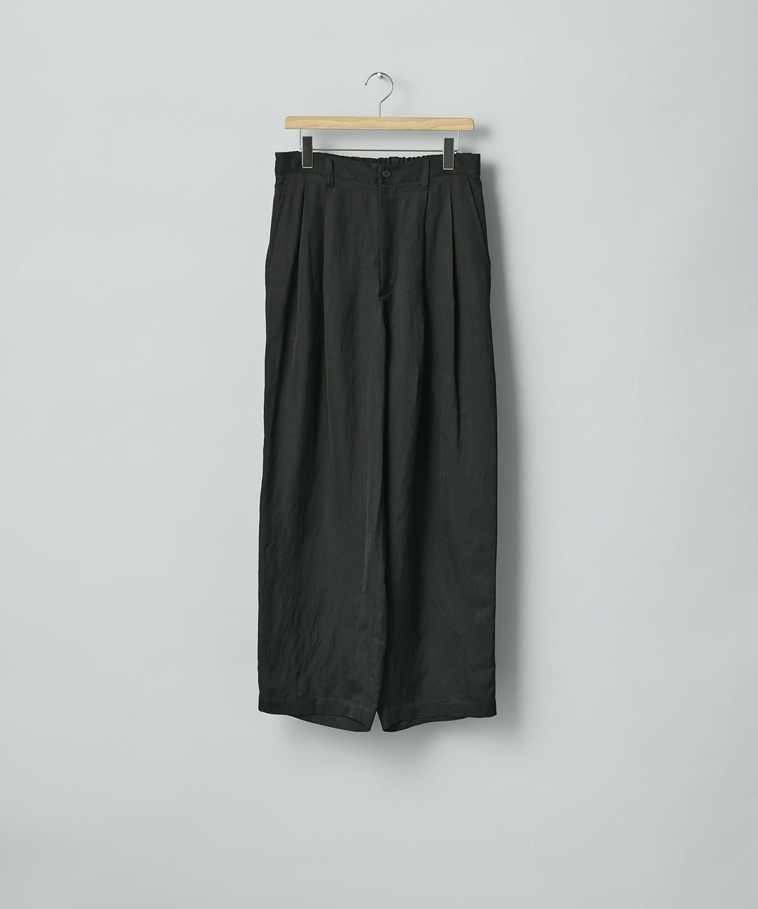 ssstein(シュタイン)のVIS/LI BRIGHT TWILL WIDE EASY TROUSERS - BLACKの公式通販サイトsession福岡セレクトショップ