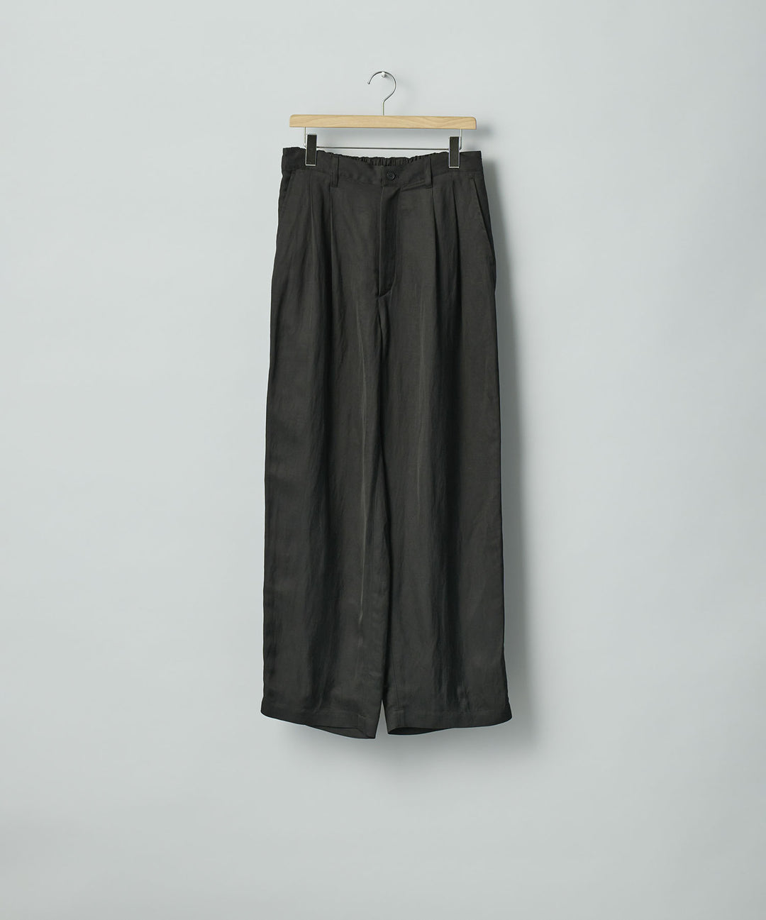 ssstein(シュタイン)のVIS/LI BRIGHT TWILL WIDE EASY TROUSERS - DARK CHARCOALの公式通販サイトsession福岡セレクトショップ