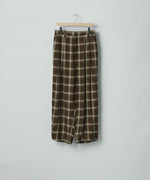 画像をギャラリービューアに読み込む, ssstein(シュタイン)のLY/VIS CHECK WIDE EASY TROUSERS - BROWN OMBREの公式通販サイトsession福岡セレクトショップ
