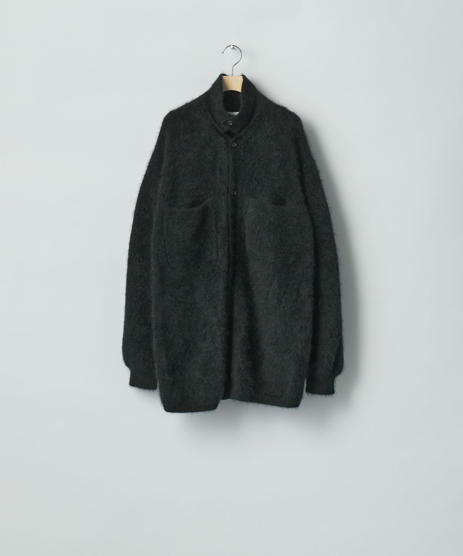ssstein(シュタイン)のRACOON KNIT SHIRT - BLACKの公式通販サイトsession福岡セレクトショップ