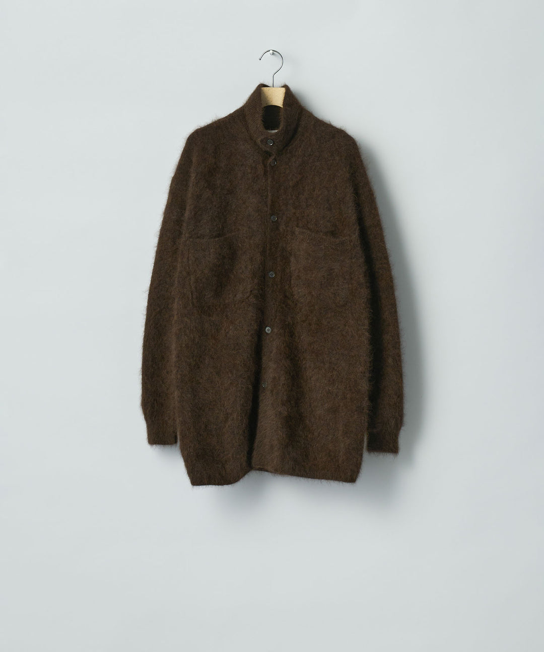 ssstein(シュタイン)のRACOON KNIT SHIRT - DARK BROWNの公式通販サイトsession福岡セレクトショップ