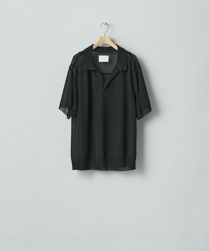 ssstein(シュタイン)のPE/RAMIE KNIT SS SKIPPER - BLACKの公式通販サイトsession福岡セレクトショップ