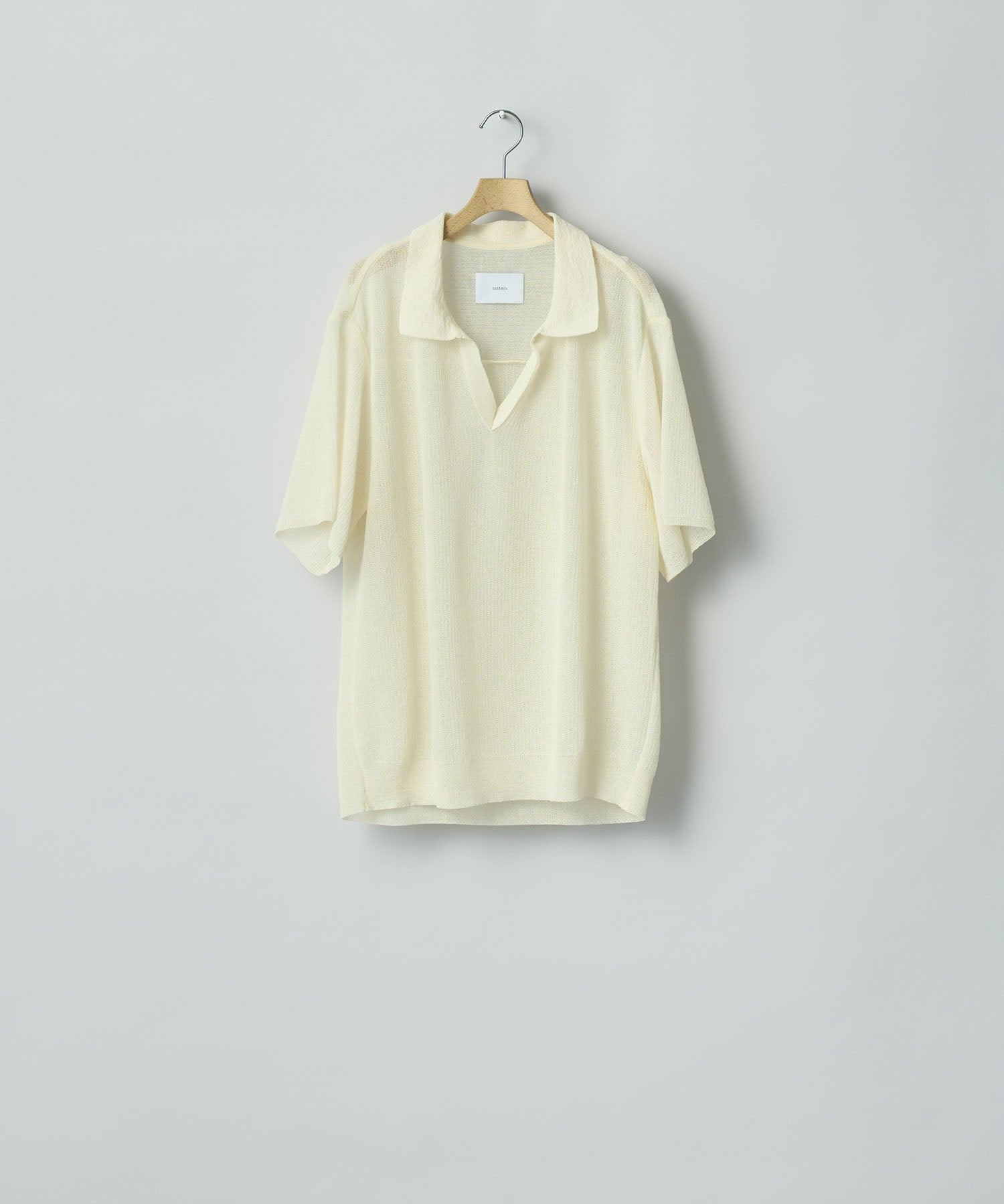 ssstein / シュタイン】PE/RAMIE KNIT SS SKIPPER - OFF WHITE | 公式