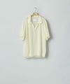 【ssstein】PE/RAMIE KNIT SS SKIPPER - OFF WHITE