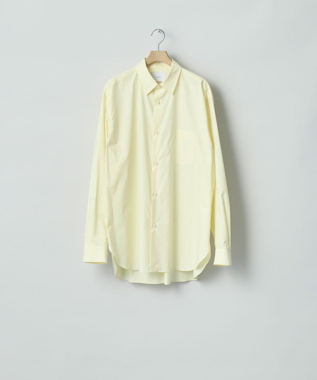 ssstein(シュタイン)のSUVIN COTTON OVERSIZED REGULAR COLLAR SHIRT - YELLOWの公式通販サイトsession福岡セレクトショップ