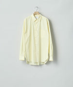 画像をギャラリービューアに読み込む, ssstein(シュタイン)のSUVIN COTTON OVERSIZED REGULAR COLLAR SHIRT - YELLOWの公式通販サイトsession福岡セレクトショップ
