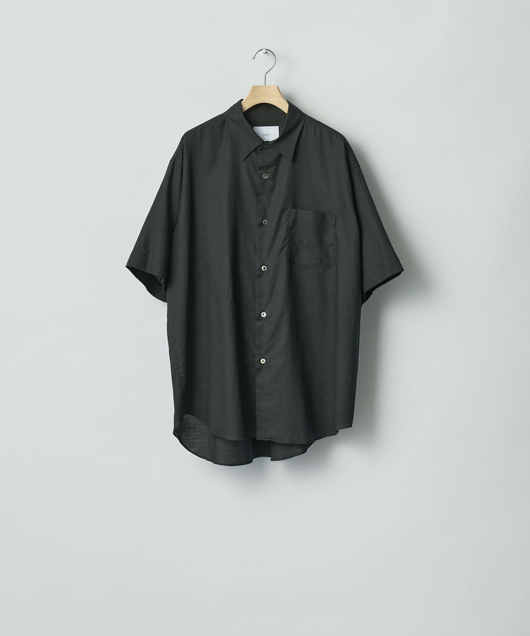ssstein(シュタイン)のCOTTON SILK OVERSIZED SS SHIRT - BLACKの公式通販サイトsession福岡セレクトショップ