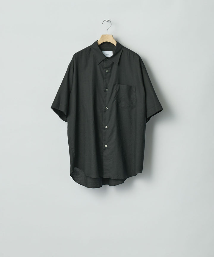 ssstein(シュタイン)のCOTTON SILK OVERSIZED SS SHIRT - BLACKの公式通販サイトsession福岡セレクトショップ