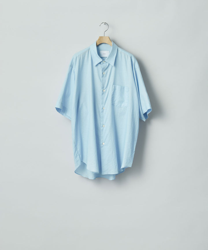 ssstein(シュタイン)のCOTTON SILK OVERSIZED SS SHIRT - SAXの公式通販サイトsession福岡セレクトショップ