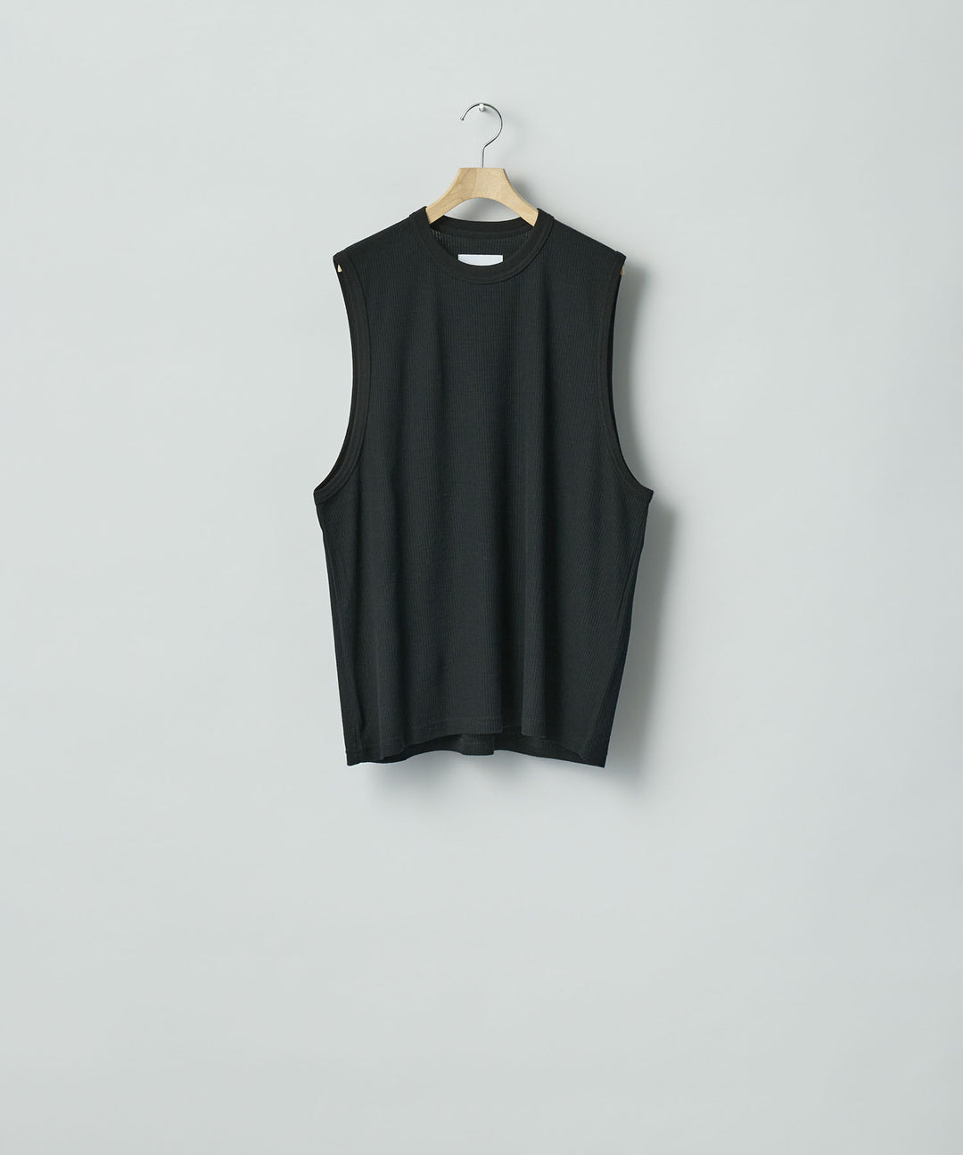 ssstein(シュタイン)のFINE WOOL OVERSIZED NO SLEEVE TEE - BLACKの公式通販サイトsession福岡セレクトショップ