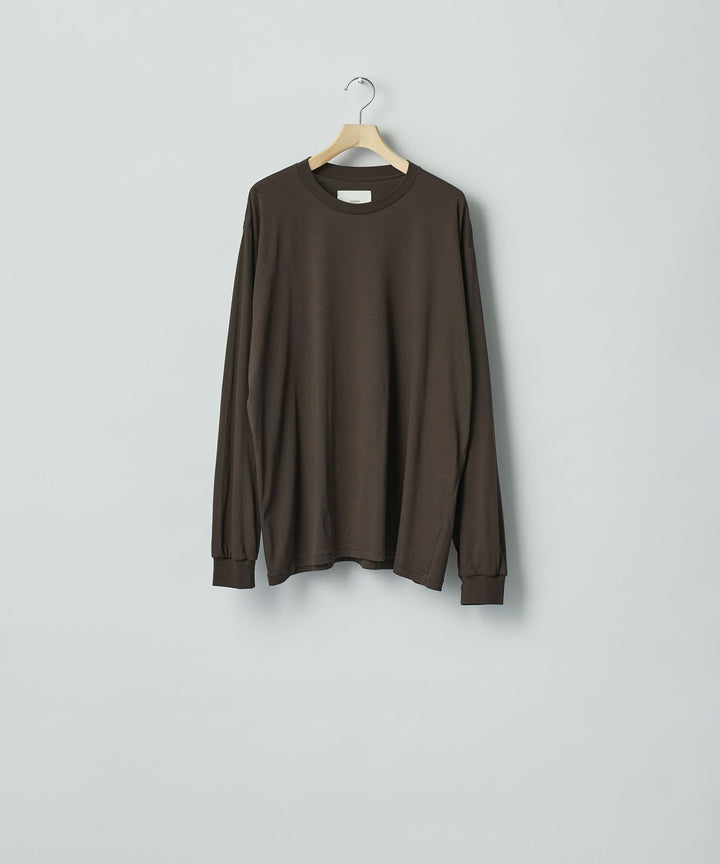 ssstein(シュタイン)のSUVIN COTTON BASIC LS TEE - DARK BROWNの公式通販サイトsession福岡セレクトショップ