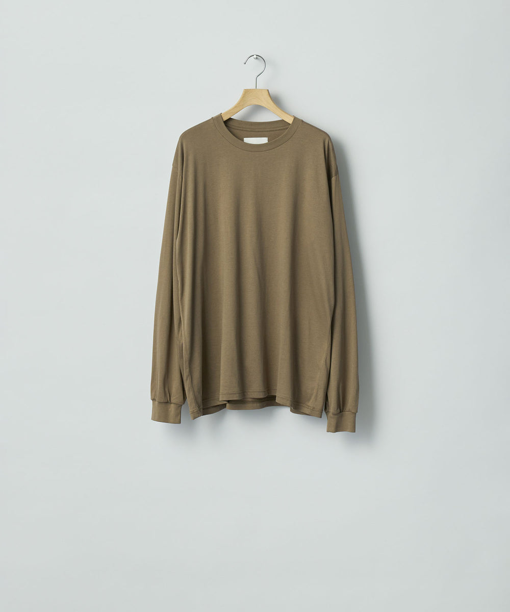 ssstein(シュタイン)のSUVIN COTTON BASIC LS TEE - KHAKIの公式通販サイトsession福岡セレクトショップ