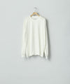 【ssstein】SUVIN COTTON BASIC LS TEE - OFF WHITE