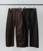 画像をギャラリービューアに読み込む, ssstein(シュタイン)のCOTTON SATIN ROUND PANTS - DARK BROWNの公式通販サイトsession福岡セレクトショップ
