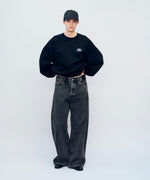 画像をギャラリービューアに読み込む, ssstein×UMBRO(シュタイン×アンブロ)のDEFORMATION WIDE DENIM JEANS - BLACKの公式通販サイトsession福岡セレクトショップ
