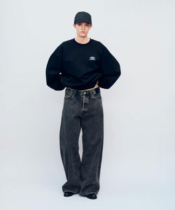 ssstein × UMBRO】DEFORMATION WIDE DENIM JEANS - BLACK | 公式通販
