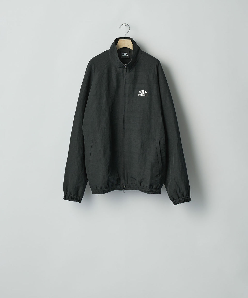 ssstein×UMBRO(シュタイン×アンブロ)のLINEN/NYLON TRACK JACKET - BLACKの公式通販サイトsession福岡セレクトショップ