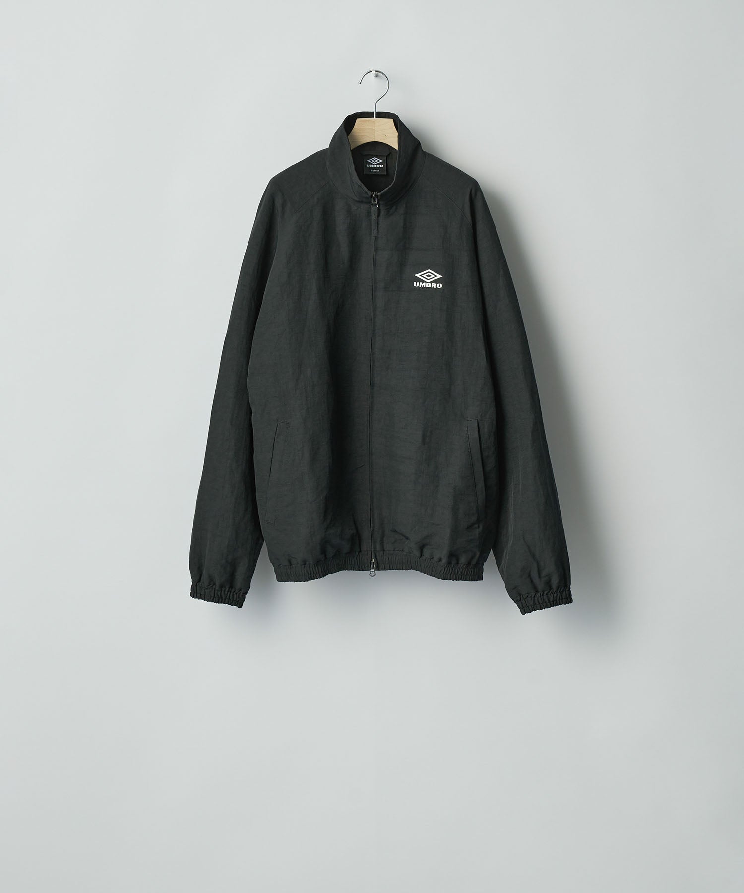 URU “COTTON RAYON JACKET stein yoke URU Cotton Polyester Corduroy - Zip Up Blouson F.Black | HAVEN