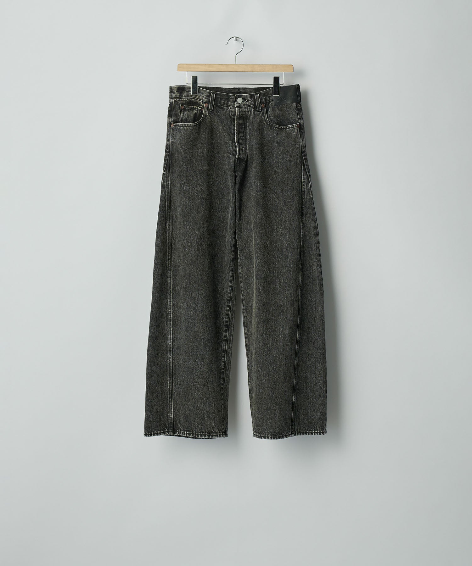 ssstein×UMBRO(シュタイン×アンブロ)のDEFORMATION WIDE DENIM JEANS - BLACKの公式通販サイトsession福岡セレクトショップ