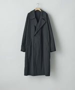 画像をギャラリービューアに読み込む, ssstein(シュタイン)のWINDPROOF NYLON DOUBLE BREASTED COAT - BLACK 公式通販サイトsession福岡セレクトショップ
