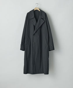 ssstein(シュタイン)のWINDPROOF NYLON DOUBLE BREASTED COAT - BLACK 公式通販サイトsession福岡セレクトショップ